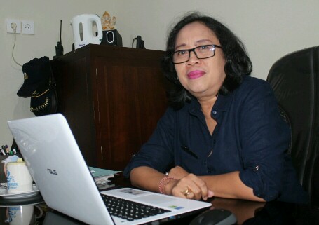Cokorda Istri Mirah Kusuma Widiawati, Kepala SMAN 7 Denpasar, foto; alt