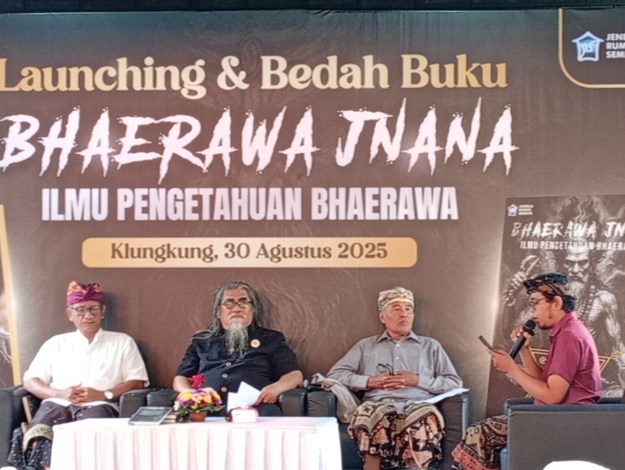 Peluncuran Buku Bhaerawa Jnana Dapat Sambutan Hangat dari Berbagai Pihak