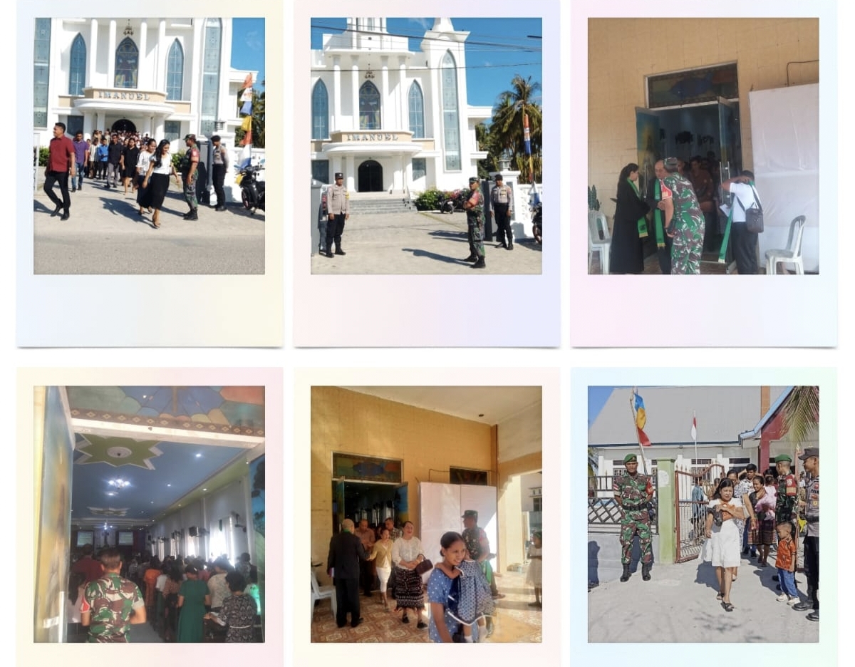 Ibadah dan Karya Bakti Berlangsung Harmonis di Rote Ndao