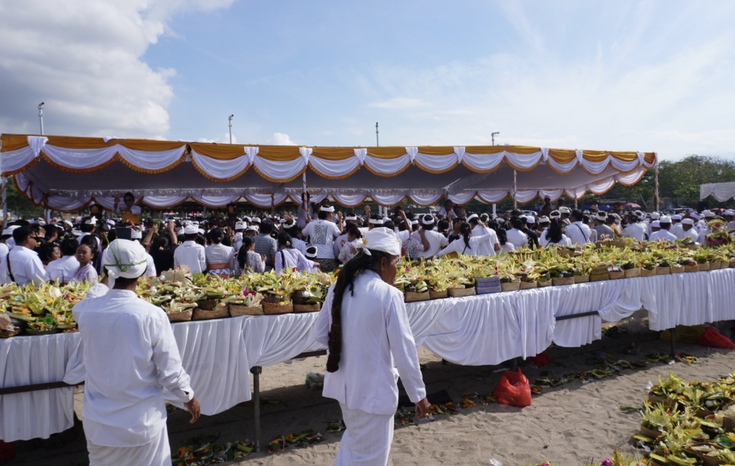 PSN Korda Bali Lakukan Upacara Banyu Pinaruh di 3 titik, Lakukan 7 jenis Penglukatan