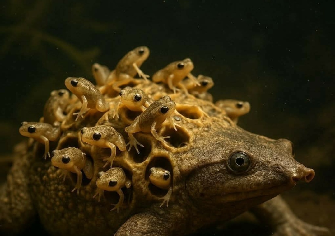 Kisah Ekstrem Surinam Toad! Ibu Katak yang Menanam Anaknya di Punggung