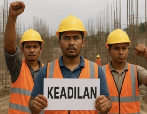 Diduga Upah Belum Dibayar, Pembangunan Gedung BGN di Demak Terhenti