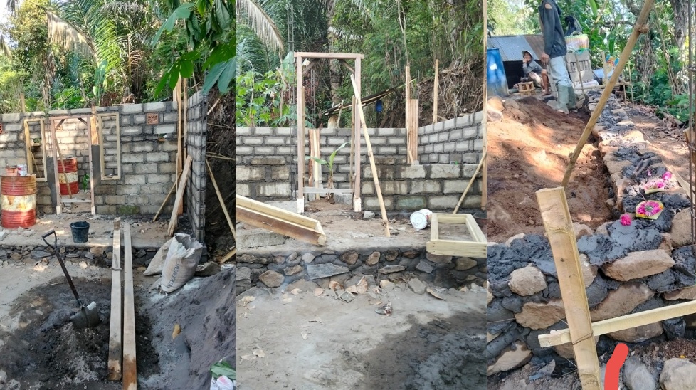 Pondok Lansia Terbakar di Kintamani Mulai Dibangun Kembali Berkat Uluran Tangan Para Donatur