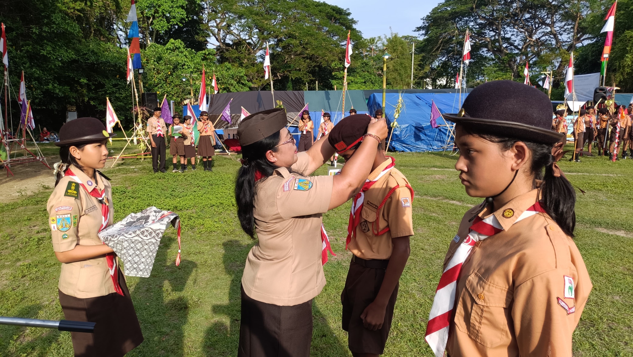 Jambore Ranting Denpasar Timur 2025 Resmi Dibuka, Pramuka Diajak Wujudkan Bumi Lestari