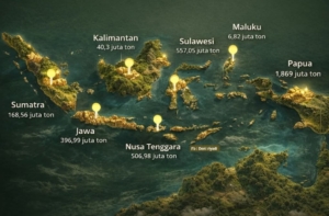 Indonesia di Pusat Peta Emas Dunia, Cadangan Raksasa Terbentang dari Papua hingga Sumatra