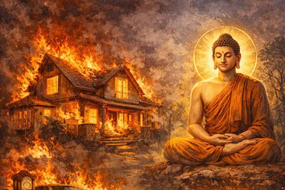 Ketika Rumah Dunia Terbakar, Buddha Mengajarkan Apa yang Layak Diselamatkan