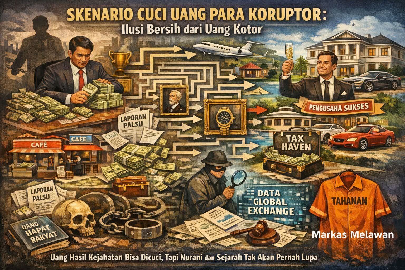 Kekayaan Instan dan Jejak Uang Kotor yang Tak Pernah Hilang