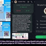 Ketua PWI Bekasi Ade Muksin Diduga Menipu Warga Malaysia dengan Modus KTA PPWI