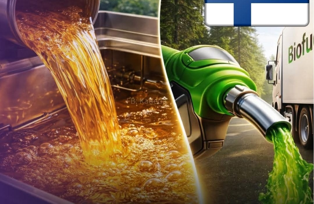 Finlandia Olah Minyak Goreng Bekas Jadi Diesel Terbarukan