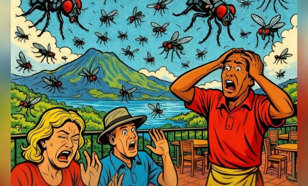 Serbuan Lalat Kembali Bayangi Kintamani, Citra Destinasi Wisata Ikonik Bali Terancam