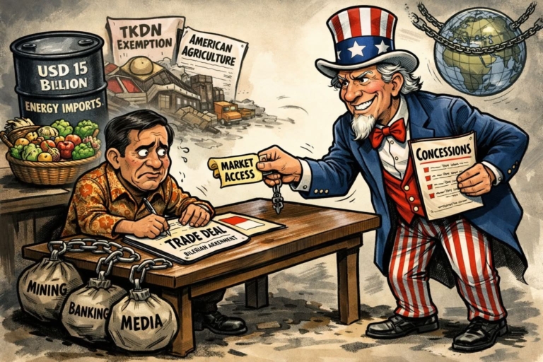 Kesepakatan Dagang Indonesia–AS, Ujian Strategi, Bukan Sekadar Soal Mitra