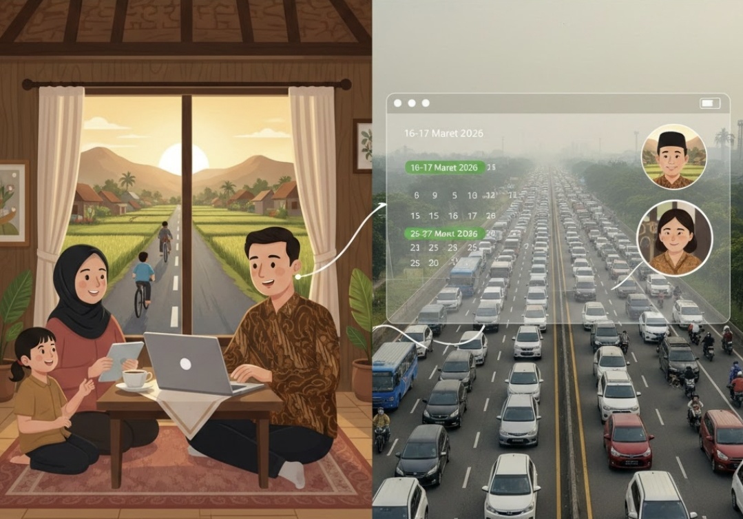 Pemerintah Berlakukan WFA Saat Lebaran 2026, Upaya Redam Kepadatan Mudik dan Balik