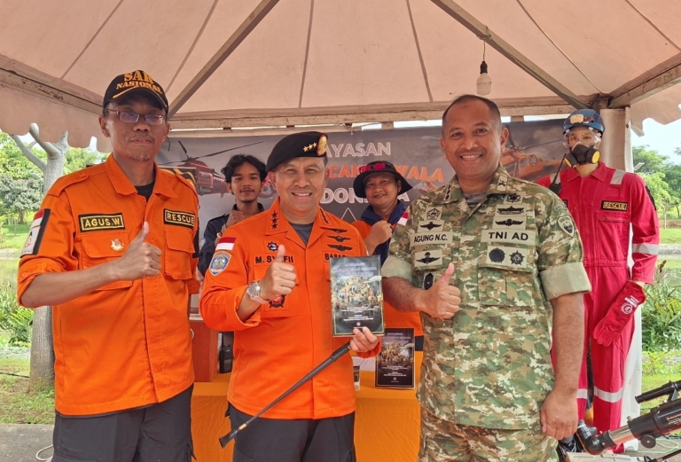 Kabasarnas Apresiasi Peluncuran Buku Potensi SAR di Jambore 2026, Dorong Penguatan Literasi Kesiapsiagaan Nasional