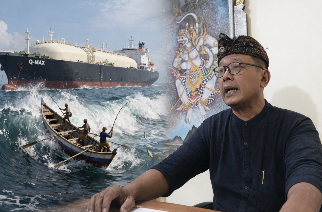 KSPN Bali Diterjang Proyek LNG, “Jukung” Nelayan Bisa “Leketik” Kena Ombak Kapal Besar
