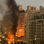 Rudal Hantam Kawasan Palm Jumeirah, Hotel Mewah di Dubai Terbakar di Tengah Eskalasi Iran–AS
