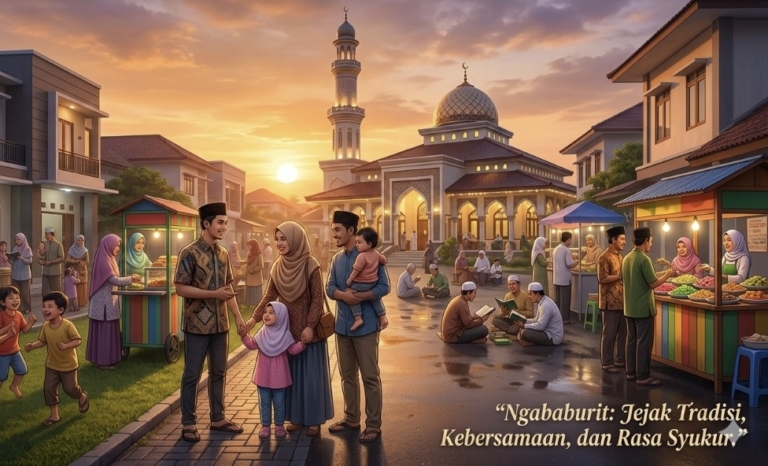 Ngababurit, Tradisi Menyulam Makna Menjelang Magrib di Bulan Suci