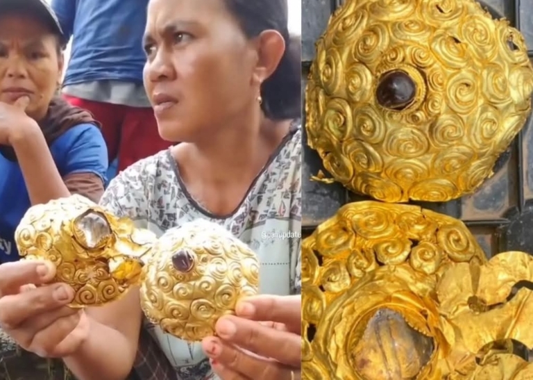 Penemuan Benda Diduga Mahkota Emas Hebohkan Warga PALI, Diduga Jejak Peradaban Kuno