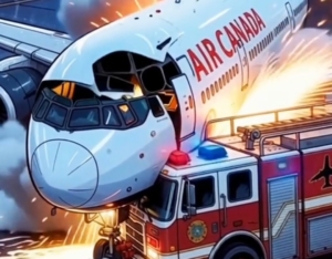 Tabrakan di Runway LaGuardia, Pesawat Air Canada Hantam Truk Damkar, Dua Awak Tewas