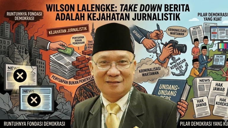 Wilson Lalengke: Take Down Berita adalah Kejahatan Jurnalistik