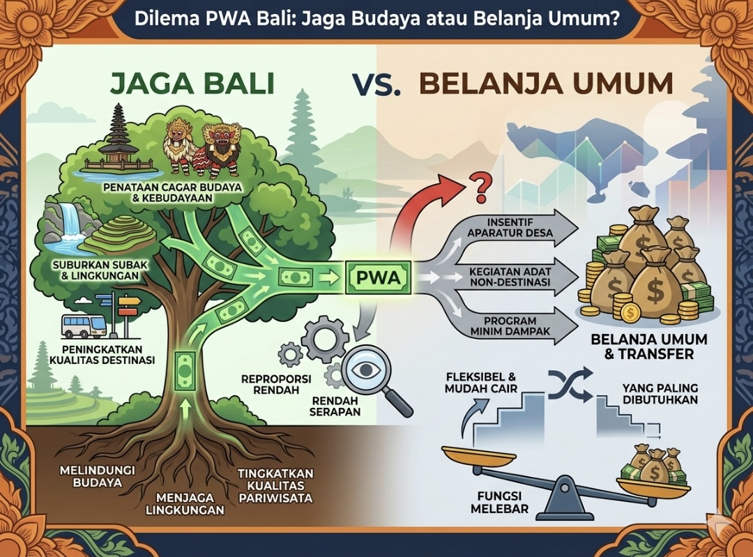Dari “Jaga Bali” ke Belanja Umum, Dana PWA Mulai Kehilangan Arah?