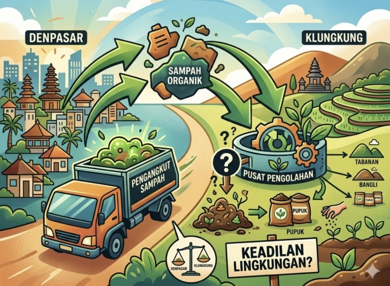 “Sampah Organik Denpasar ‘Dikirim’ ke Klungkung, Solusi Cerdas atau Bom Waktu Baru?”