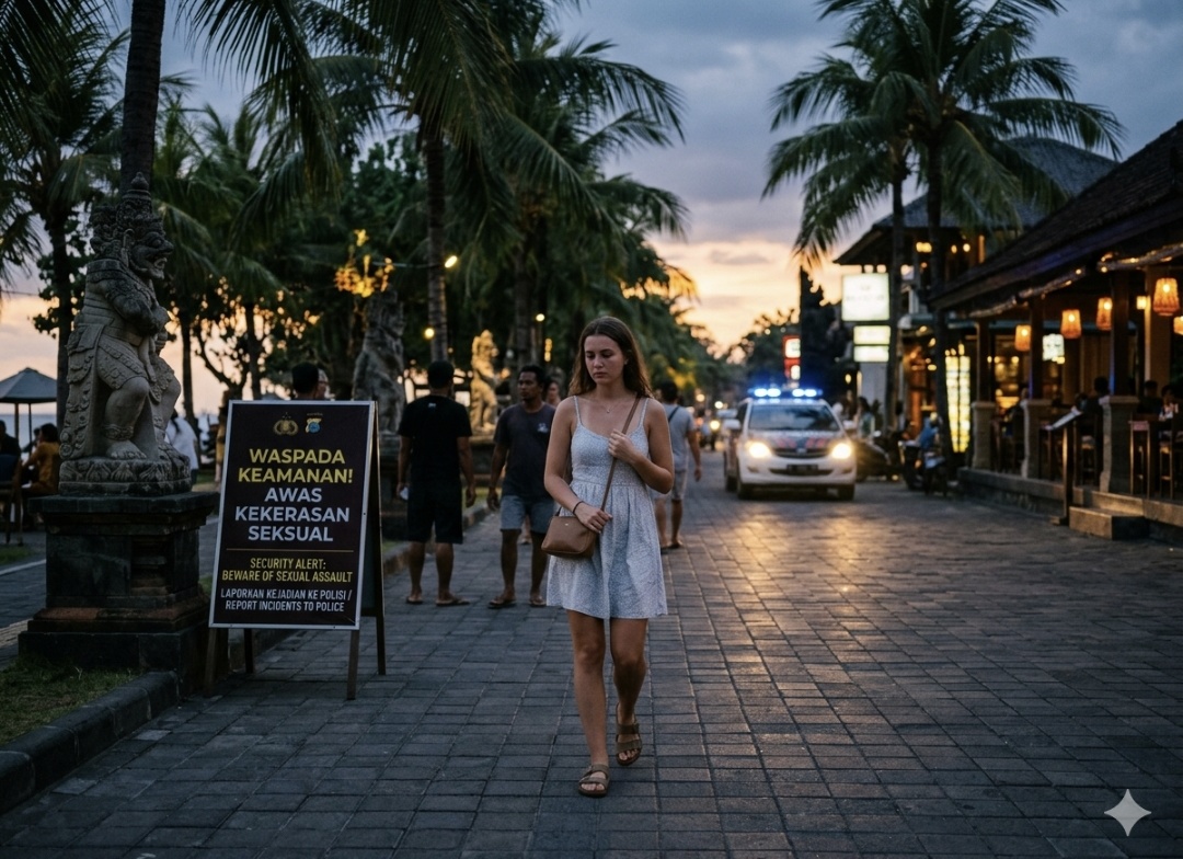 Lonjakan Kasus Kekerasan Seksual terhadap WNA, Alarm Keras bagi Keamanan Pariwisata Bali