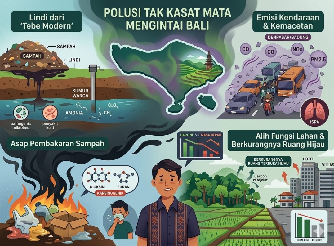 Polusi Tak Kasat Mata Mengintai Bali! Dari Lindi hingga Asap Sampah, Ancaman Kian Nyata