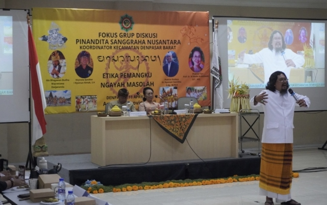 PSN Koordinator Denpasar Barat Gelar FGD, Tekankan Etika Pinandita dalam Menjaga Kesakralan Pemangku