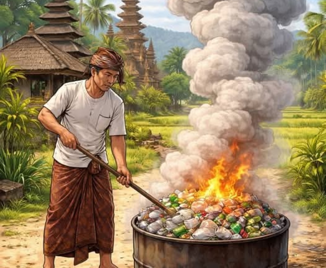 Ancaman “Sunyi” dari Sampah, Polusi Pembakaran Plastik Dikhawatirkan Turunkan Kualitas SDM Bali