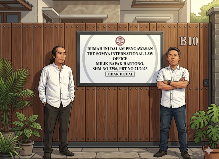 “TIDAK DIJUAL” Kuasa Hukum Hartono Peringatkan Publik Soal Transaksi SHM Bermasalah