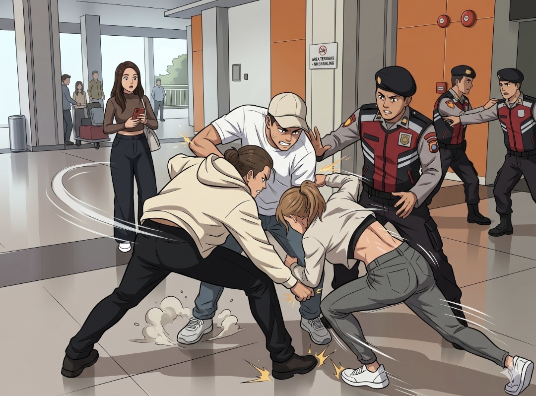 Gagal Terbang ke Jepang, Owner Arisan Twins_SJ Dihadang Korban di Bandara, Dugaan Kerugian Belasan Miliar Menguak