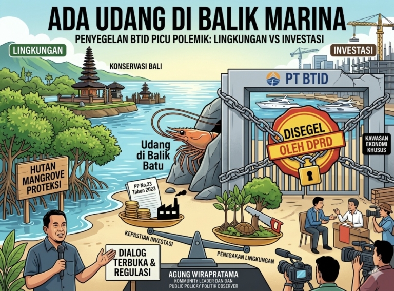 Ada Udang di Balik Marina, Penyegelan BTID Picu Polemik, Antara Penegakan Lingkungan dan Kepastian Investasi di Bali