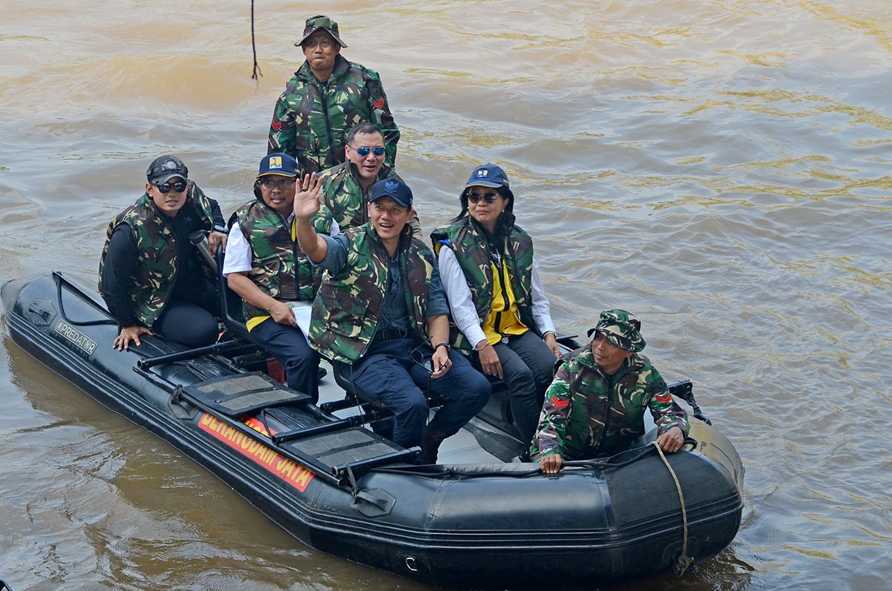 AHY Tinjau Normalisasi Ciliwung, Pemerintah Kebut Infrastruktur Pengendalian Banjir Jakarta