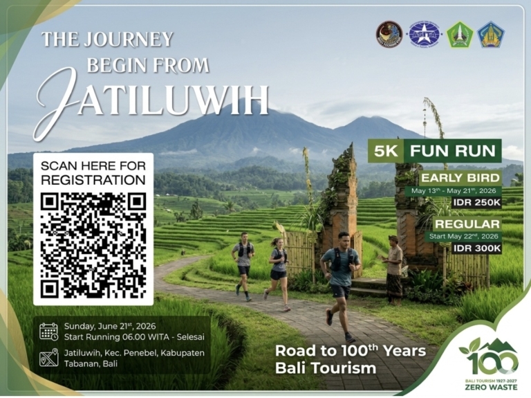 Masuk KEN Kemenpar, Jatiluwih Festival VII 2026 Siap Gaungkan Sport Tourism Lewat Run 5K Bersama ASITA