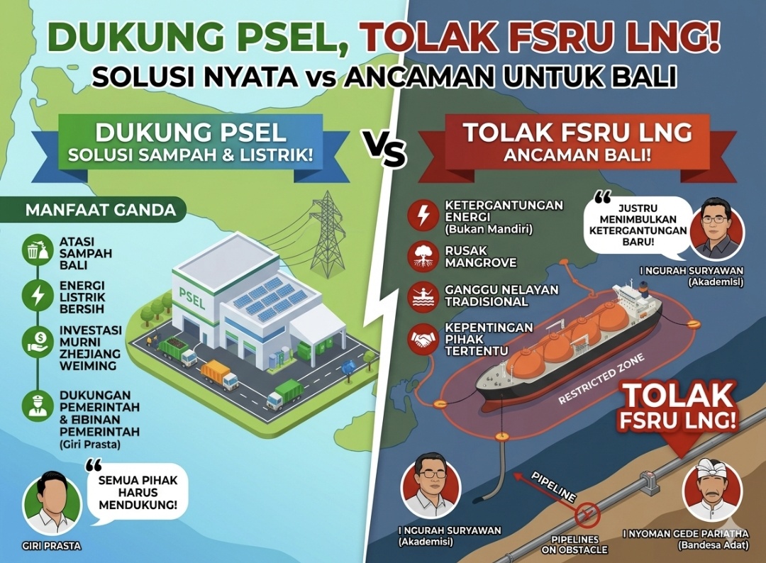 Penolakan PSEL Diduga Cara Politik Kotor Untuk Tetap Memajukan Pembangunan FSRU LNG, Tolak!
