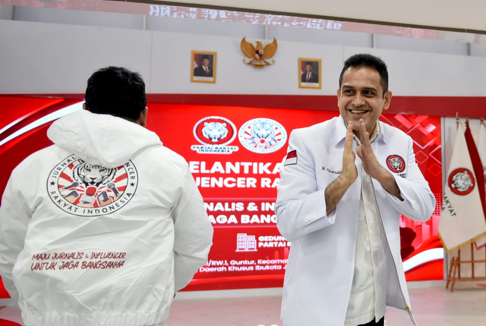 Ketua Umum Partai Rakyat Indonesia Resmikan Sayap Partai Jurnalis dan Influencer