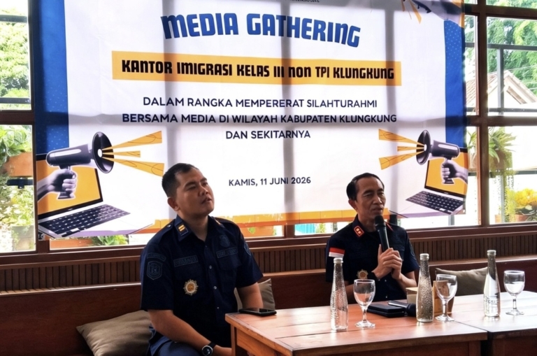Media Gathering! Imigrasi Klungkung Perkuat Pengawasan Orang Asing dan Siapkan Layanan Inovatif bagi Masyarakat
