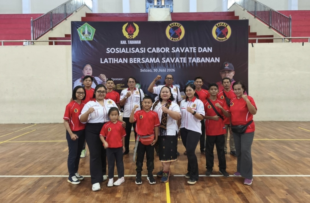 Savate Tabanan Perluas Pembinaan Atlet Muda, Bidik Tampil di Porprov Bali 2027