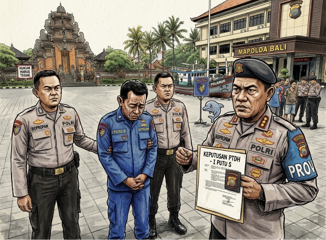 Terjerat Kasus TPPO, Anggota Ditpolairud Polda Bali Diusulkan Dipecat dari Polri