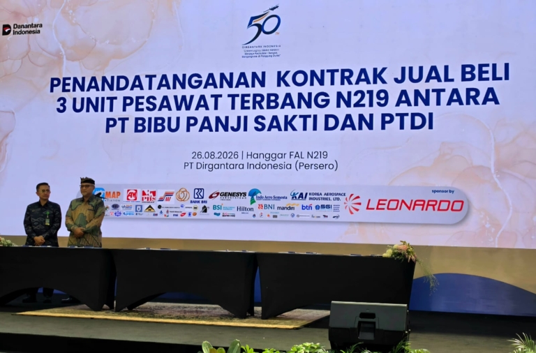 Setelah MoU, PT BIBU Panji Sakti Teken Kontrak Pembelian Tiga N219 Amfibi dari PTDI