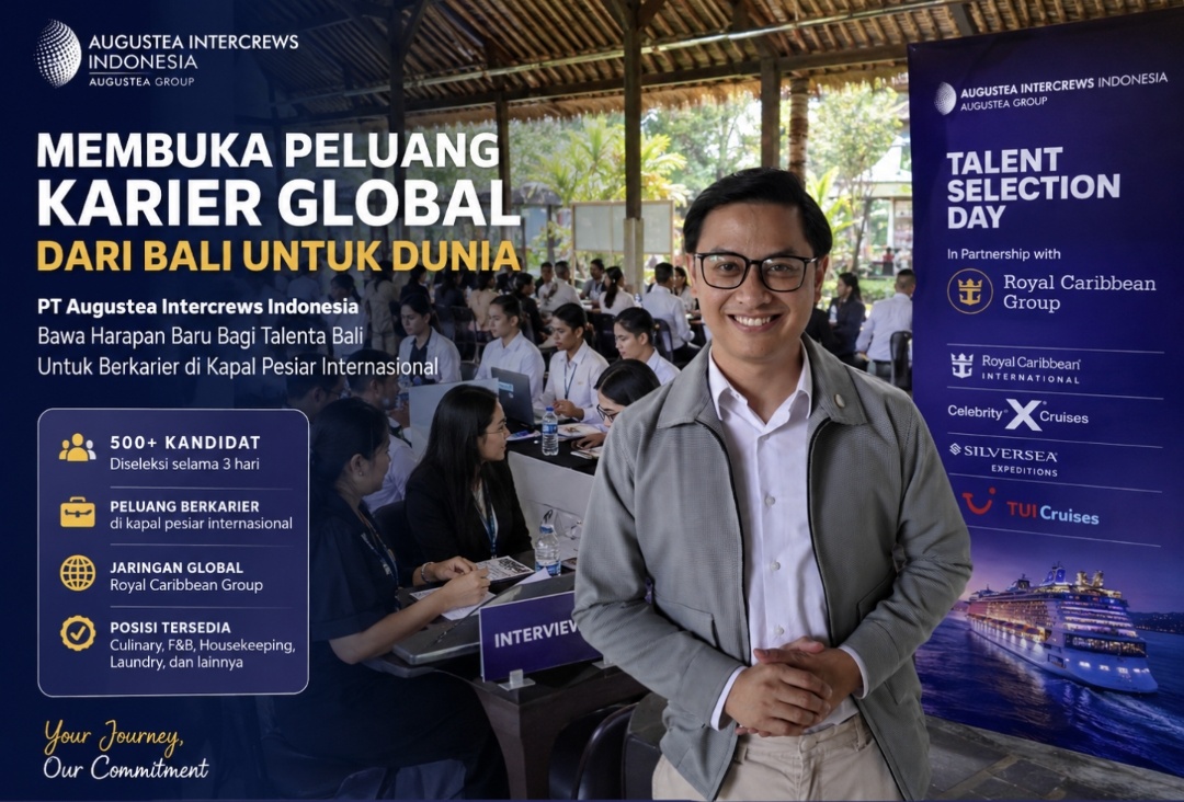 PT Augustea Intercrews Indonesia Bawa Harapan Baru Bagi Masyarakat Bali Untuk Berkarier di Internasional