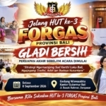 Jelang HUT ke-3 FORGAS, Gladi Bersih Digelar di Kantor Gubernur Bali