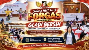 Jelang HUT ke-3 FORGAS, Gladi Bersih Digelar di Kantor Gubernur Bali