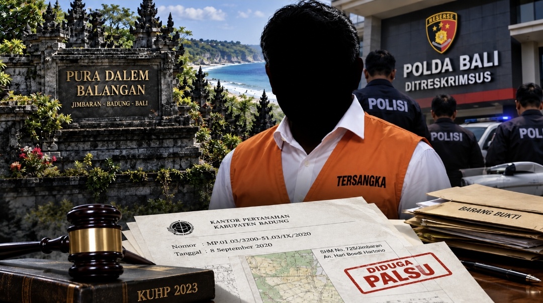 Tersangka Lagi! Made Daging Diduga Terseret Kasus Pemalsuan Surat Lahan Pura Dalem Balangan