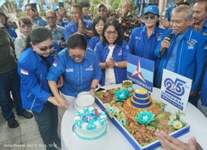 25 Tahun Demokrat Bersama Rakyat, Demokrat Bali Gaspol Aksi Sosial dan Peduli Lingkungan
