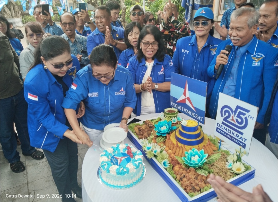 25 Tahun Demokrat Bersama Rakyat, Demokrat Bali Gaspol Aksi Sosial dan Peduli Lingkungan