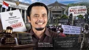 Tirtawan Laporkan Dugaan Pengabaian Putusan Inkrah Batu Ampar ke Presiden dan MA