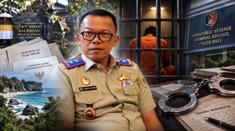 I Made Daging Ditahan 20 Hari, Terseret Kasus Dugaan Pemalsuan Surat Pura Dalem Balangan
