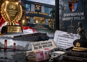 Polda Sumsel Raih Kompolnas Award, Kapolda Dilaporkan ke Propam Terkait Kasus Tongkang Rp30 Miliar
