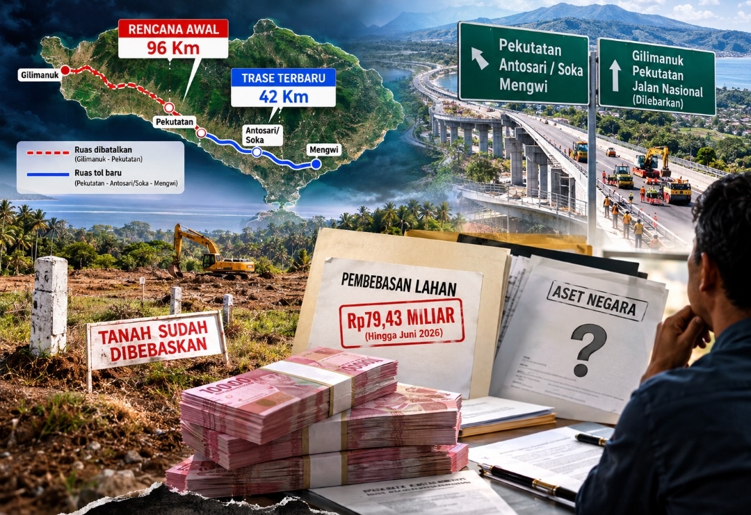 Tol Gilimanuk-Mengwi Dipangkas, Nasib Tanah yang Sudah Dibebaskan Jadi Sorotan